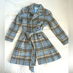 Red Dress Boutique Blue Plaid Coat